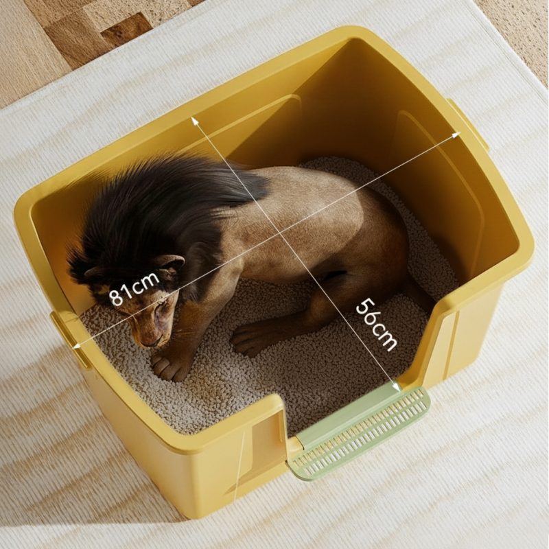 Arenero para Gatos de Razas Grandes