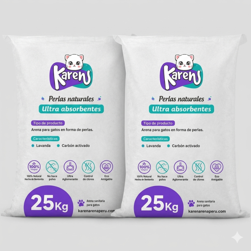 Arena Sanitaria perlas naturales 50kg