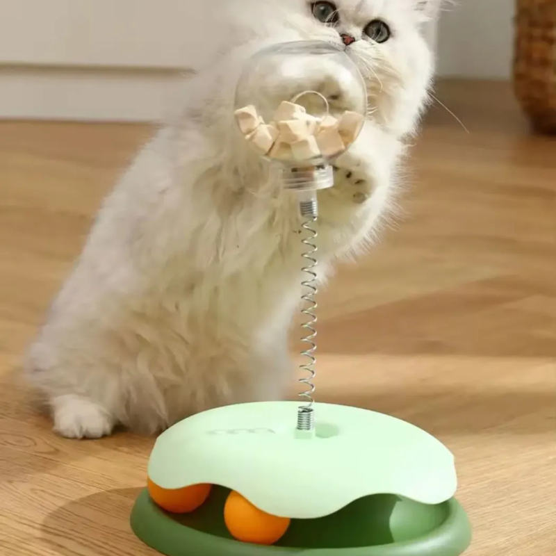 Juguete Interactivo para Gato con Dispensador de Premios Juguete Interactivo para Gato con Dispensador de Premios
