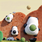 Juguete de Panda con Catnip para Gatos
